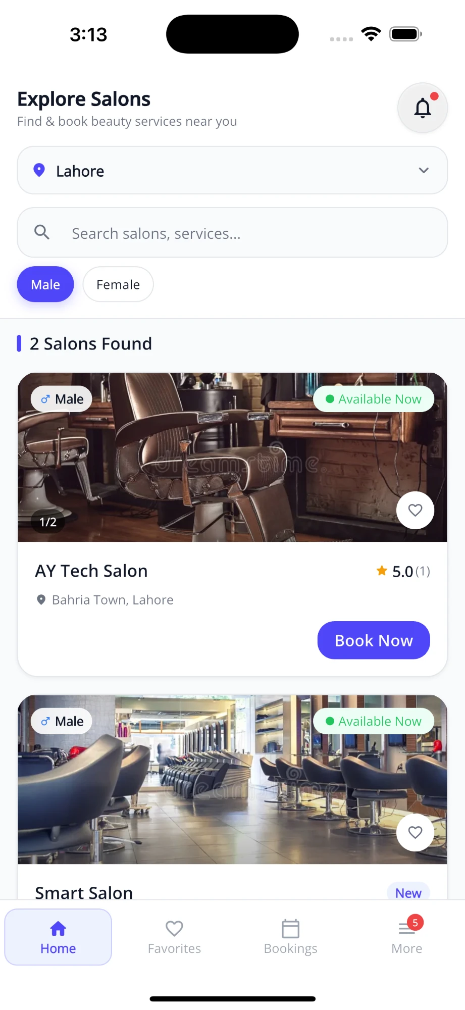 Explore Salons
